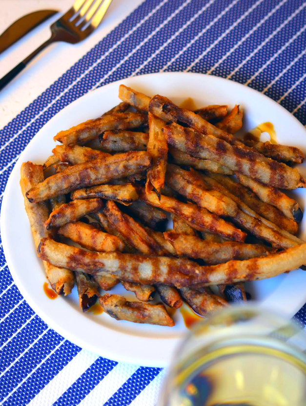 Tellinas del Grao a la plancha con aceite y limón